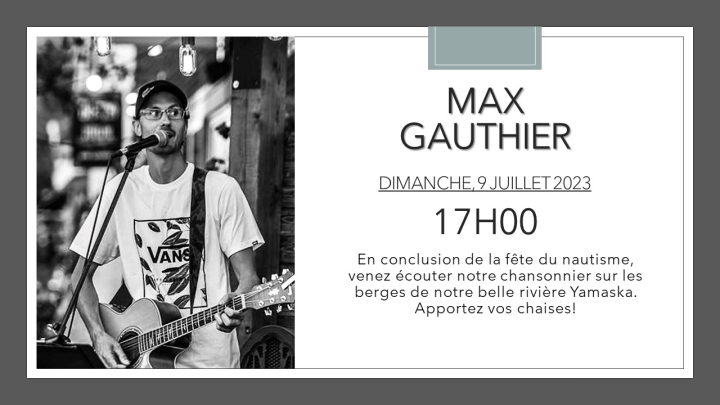 Fête du Nautisme - chansonnier
