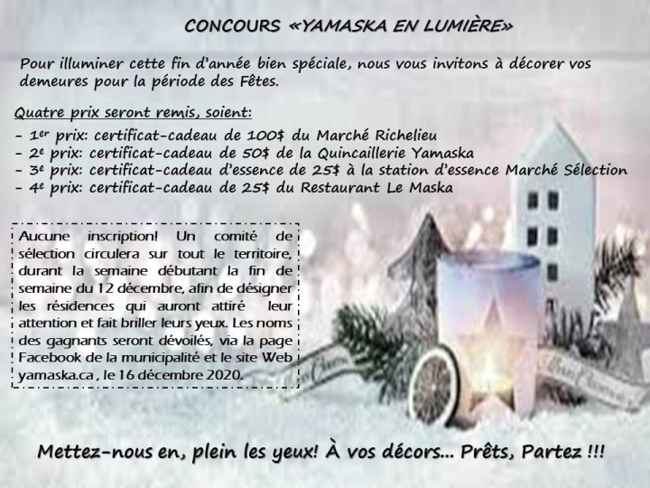 Concours «Yamaska en lumière»