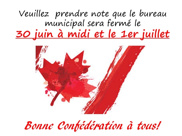 Bonne Confédération à tous!