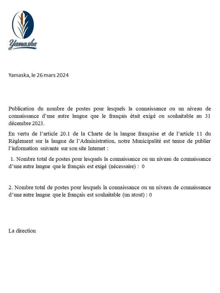 Politique linguistique d'État (PLE)